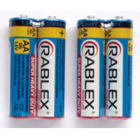 (Заказ 60шт) Батарейка R06 Rablex 1.5 V AA Пальчик 
